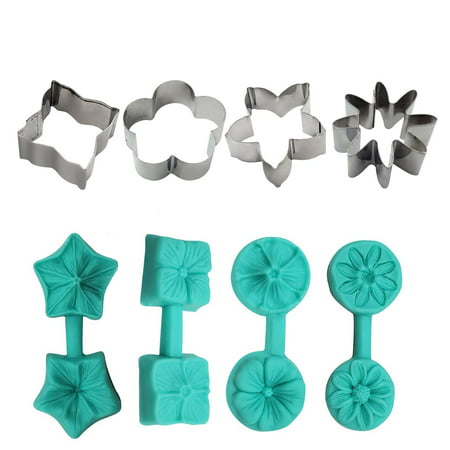 Buodes Flower Sugar Art Mold Silicone Molds Cake Handmade Baking Tools DIY Tool