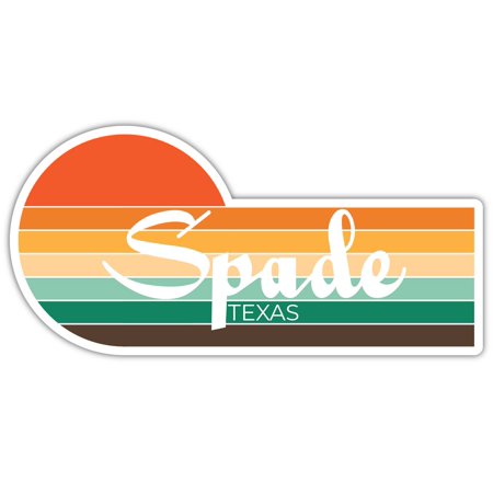 Spade Texas 2564 X 2.25 Inch Fridge Magnet Retro Vintage Sunset City 70s Aesthetic Design