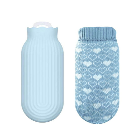 DDgui New Silicone Hot Water Bottle Mini Heating Water Injection Warming Handbag 550ml DDgui LBB220920-8306