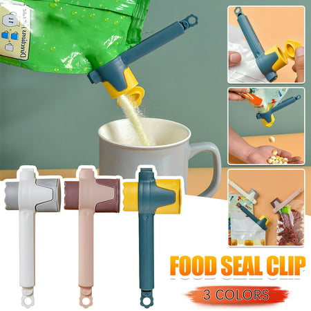 DDgui 3PCS Food Sealing Clip with Large Discharge Nozzle for the Bag for Food Storage - 2022 New Toys 3PCS Food a-a#6974 DDgui 220919-6974