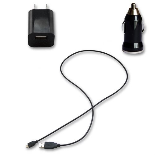 USB Data Cable + AC Charger + Car Charger for BlackBerry Curve 8900 9220 9300