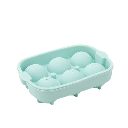 2022 Newest Whisky 6-hole Ice Ball Ice Making Silicone Mold Silicone Ice Making Ice Ball LJ-C#41119 Whisky 6-hole Ice