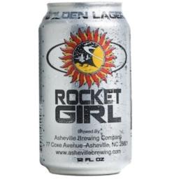 Asheville Brewing Company Rocket Girl Lager, 6 Pack, 12 Fl Oz