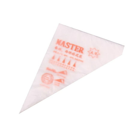 Usupdd 100 Pcs Practical Piping Bag Plastic Disposable Piping Cake Cream Decorating Usupdd WDD220816-4962