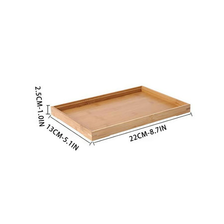 Usupdd Bamboo Tray Household Tea Cup Tea Tray Wooden Hotel Restaurant Tray Bread Barbecue Tray Usupdd220728-7786
