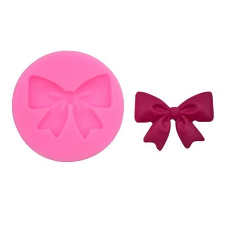 Bow Silicone Mold Dessert Mold Christmas Holiday Birthday Wedding Party DIY Gift Making Molds for Cake Chocolate Fondant Cookie