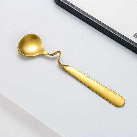 Mittory Creative Stainless Steel Hanging Hanging Cup Coffee Spoon Stirring Stick Spoon Spoon Fashion B #4542