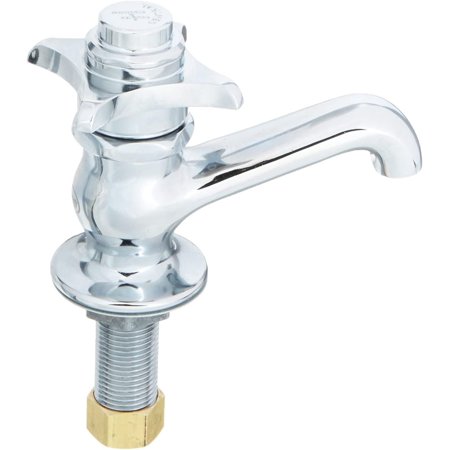 LAKeyen 0255-H Self-Close Single Handle Basin Faucet in Chrome