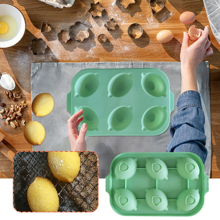Usupdd 6 Lemons Silicone Cake Mold Baking Mold DIY Fondant Chocolate Silicone Mold Cake Decoration Tools Kitchen Baking Tools WAA220811-7681