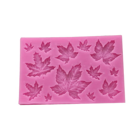 Cake Molds Clearance  Leaf Maple Leaf Silicone Mold Fondant Silicone Mold Cake Decoration Baking Tool Chocolate Mold
