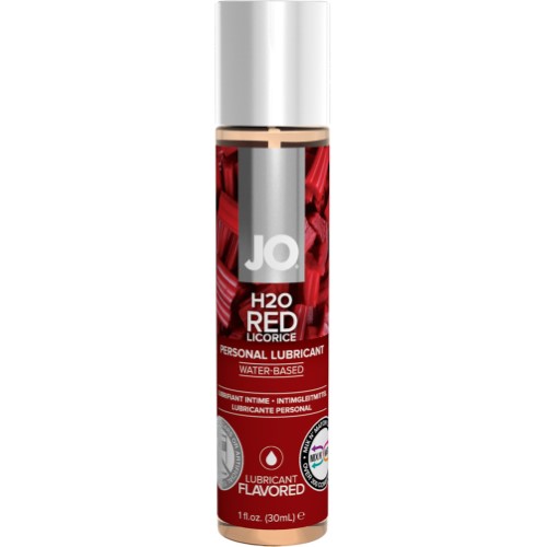 System Jo H20 Flavored Lubricant Water-based Red Licorice 1 Oz 12 per Display