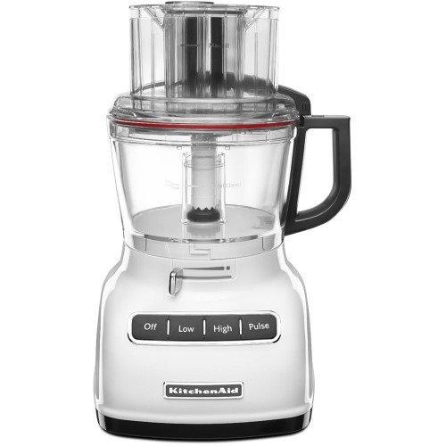 KitchenAid KFP0933WH White 9-Cup Food Processor with ExactSlice System
