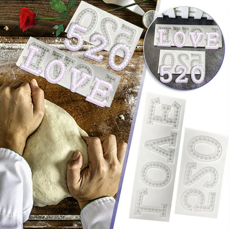 Valentine S Day Silicone Mould LOVE520 Set Fondant Cake Decorative Mould Cookie Baking Tool Drop Glue Mould 08HWC15A#11808 2022 the Hot Valentine S Da