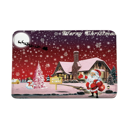 DDgui Fashion New Christmas Cartoon Home Door Mat Absorbent Mat Living Room Kitchen Floor Mat DDgui220929-14836