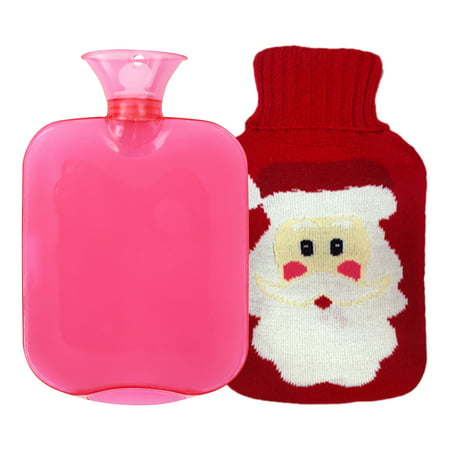 Usupdd Hot Water Bottle with Cover 1000ML Bed Bottle with Soft Fleece Cover Bed Bottle Provides Warmth Gift Usupdd 220803-4962