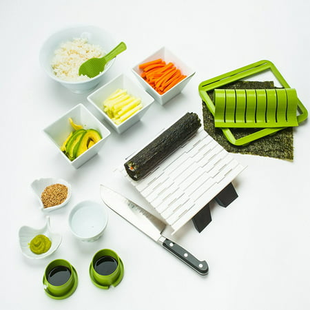Rice Dumpling Sushi Maker DIY Sushi Cooking Utensils Kitchenware Sushi Mold Set - 2022 New Rice Dumpling Sushi 8ww12-#7796