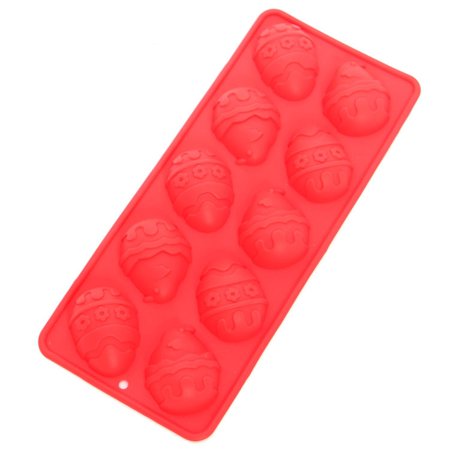 FengLS 10 Holes Silicone Mold for Chocolate Cake Jelly Pudding Soap Round Shape 09-Kitchen-12A#9598 Home Kitchen MYF10 Holes Silicone