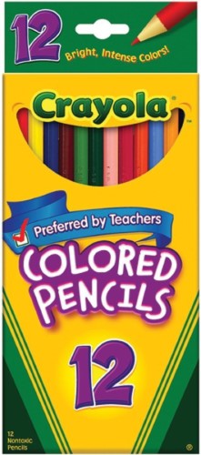 Crayola 68-4012 Colored Pencils, 12-Count, Case of 48, Assorted Colors