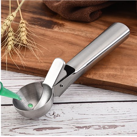 Frm Premium Ice Cream Scoop – Stainless Steel Ice Cream Scooper with Easy Trigger  Cookie Spoon with Comfortable and Anti-Freeze Handle  Perfect for