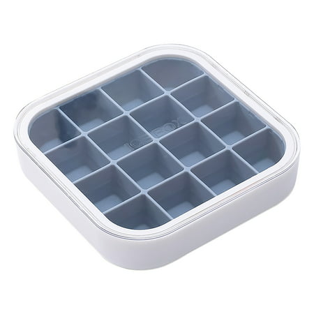 DDgui New Upgraded Ice Tray with Lid Silicone 16 Tray Homemade Ice Tray Mold Ice Mold DDgui WDD220921-4962