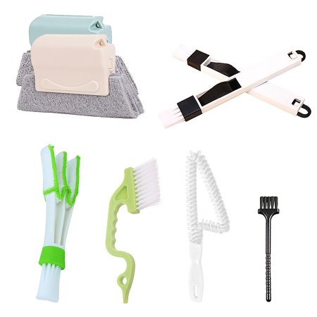 MIANHT 8 Pcs Hand-held Groove Gaps Cleaning Tools Door Window Track Cleaning Tools - 2022 8 Pcs Hand-held R-#7263