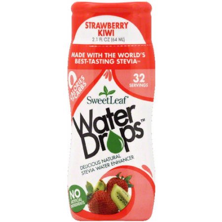 Sweetleaf Water Drops Strawberry Kiwi Stevia Water Enhancer, 2.1 Fl Oz, (pack of 12)