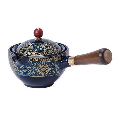 U#7668，Creative 360 Degree Rotating Tea Set Well Off Teapot Cradle Type Semi Automatic Kung Fu Tea Set Household，P#7668 NG8