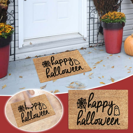 Halloween Door Mat Cartoon Floor Mat Hallway Kitchen Absorbent Mat Foot Mat Soft Non-slip Halloween Decorations-a#7287 2022 Halloween Halloween Door M