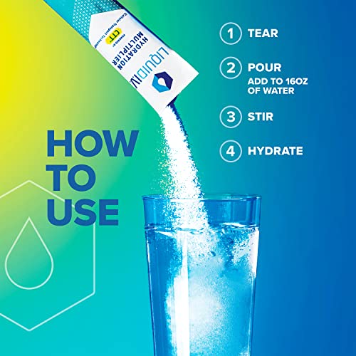 Liquid I.V. Hydration Multiplier - Strawberry Lemonade - Hydration Powder Packets | Electrolyte Drink Mix | Easy Open Single-Serving Stick | Non-GMO | thumbnail