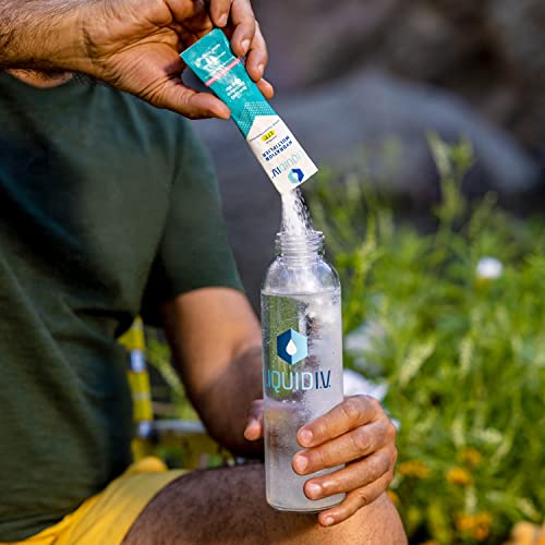 Liquid I.V. Hydration Multiplier - Strawberry Lemonade - Hydration Powder Packets | Electrolyte Drink Mix | Easy Open Single-Serving Stick | Non-GMO | thumbnail