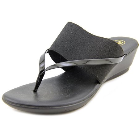 Mootsies Tootsies River Women Us 8.5 Black Thong Sandal