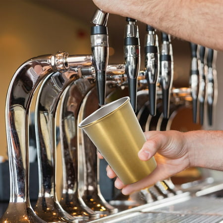 Usupdd 304 Stainless Steel Beer Cup Outdoor Portable Water Cup Public Gift Coffee Cup Set Curled Gold-plated Cup 2022 New Home Decor 220905-4964