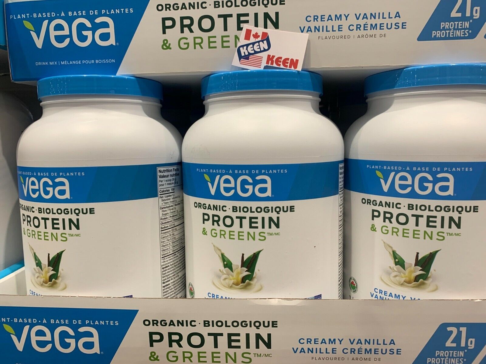 Vega Organic Protein & Greens Powder Creamy Vanilla