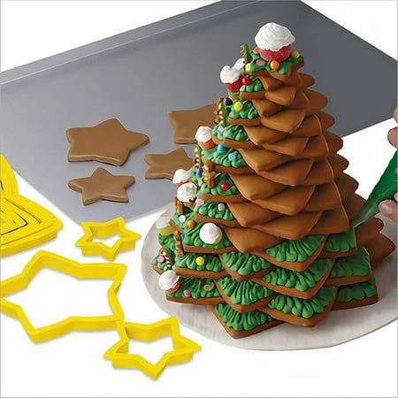 DDgui Fashion New Christmas Tree Cookie Cutter - Stars Cookie Cutters Christmas Cutters Mould DDgui220929-6678