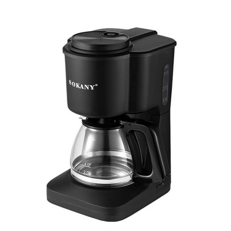 Usupdd Household Automatic Dripping Mini Coffee Maker for Making Coffee and Tea 6cup Usupdd 220726-3619