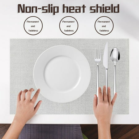 DDgui New European-Style PVC Placemat Linen Thickened Heat Insulation Tessling Placemat DDgui LBB220920-2554