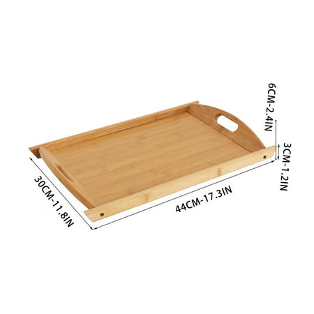 Bamboo Tray Household 2022 Newest Bamboo Tray Household Tea Cup Tea Tray Wooden Hotel Restaurant Tray Bread Barbecue Tray 8a17b#9585