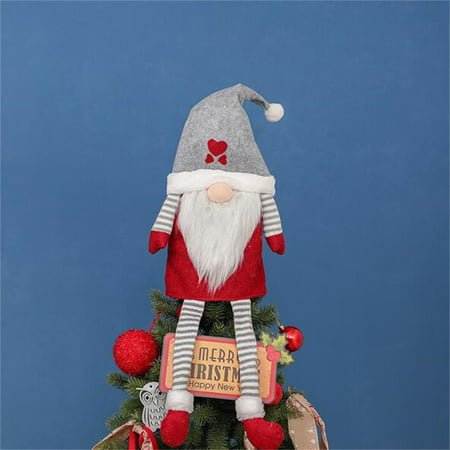 Usupdd 2202 New Christmas Tree Top Faceless Forest Old Man Ornament Christmas Day Decoration WBB220816-7525