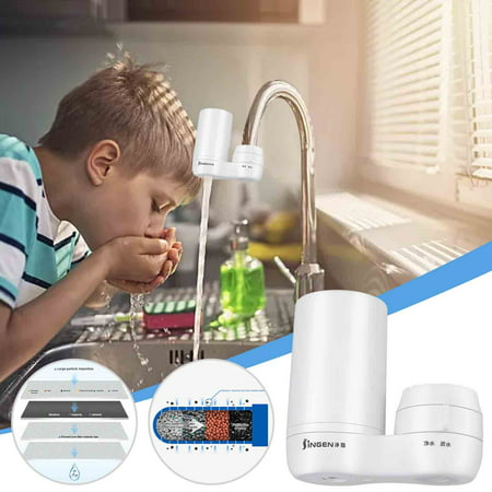 FengLS Faucet Water Purifier Household Pre-filter Tap Water Filter Water Purifier to Remove Impurities 10-MYF HAPPY-06A#3535 LUCKY MYFFaucet Water Pur