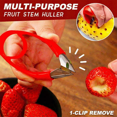 DDgui New Fashion Fruit Corer Early Berry Tomato Knife Stainless Steel Strawberry Stalker Separator DDgui LAA220927-3252