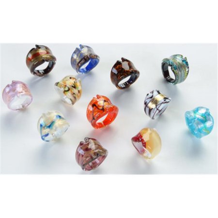 Unison Gifts Ka-3999z La Danza Cut Rings, Set of 36, 12 Styles