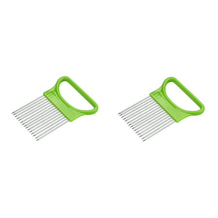 Usupdd New Fashion Tomato Vegetables Cutting Aid Holder Guide Slicing Cutter Safe Fork - 2022 New Toys Tomato Vegetables Cutting a-a#8306