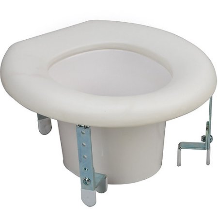 Mabis 522-1507-1900 Universal Plastic Raised Toilet Seat