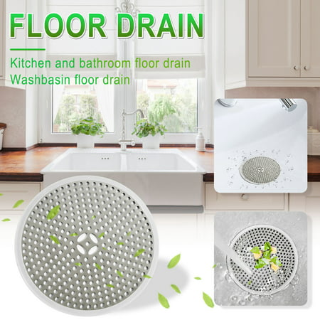 Usupdd Metal Floor Drain-Wash Basin Filter Hair Filter Bathroom Sewer Round Kitchen Sink Net Hair Filter 2022 New Home Decor 220905-8775