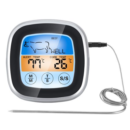MIANHT Electronic Screen Kitchen Meaty Food Thermometer Probe Type Water Temperature Needle - 2022 Electronic Screen Kitchen M-#7263