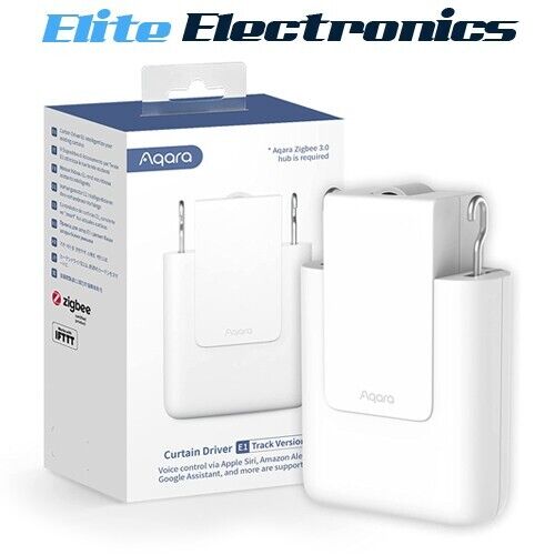 Curtain Driver E1 Track Version, Easiest-to-Use Yet Mighty Curtain Controller, Automation by Time and Weather