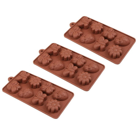 W#8532，Diy Silicone Mold Bee Butterfly Beetle Flower Cake Chocolate Candy，O#8532 GA4