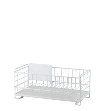 Tableware Drain Basket Basket Slim White with Diatomaceous Earth Tray AZ-5509 AZ-5509// Silicone
