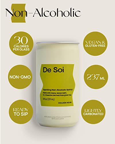 De Soi Non-Alcoholic Apéritif, Golden Hour 4 Cans (8 Fl Oz Each) thumbnail