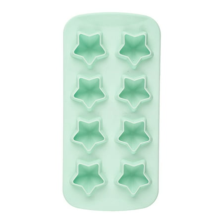 Zpj5#5330 Diy Bakeware Silicone Star Shaped Cool Ice Tray Chocolate Mold Maker Tools Z#5330 WG7